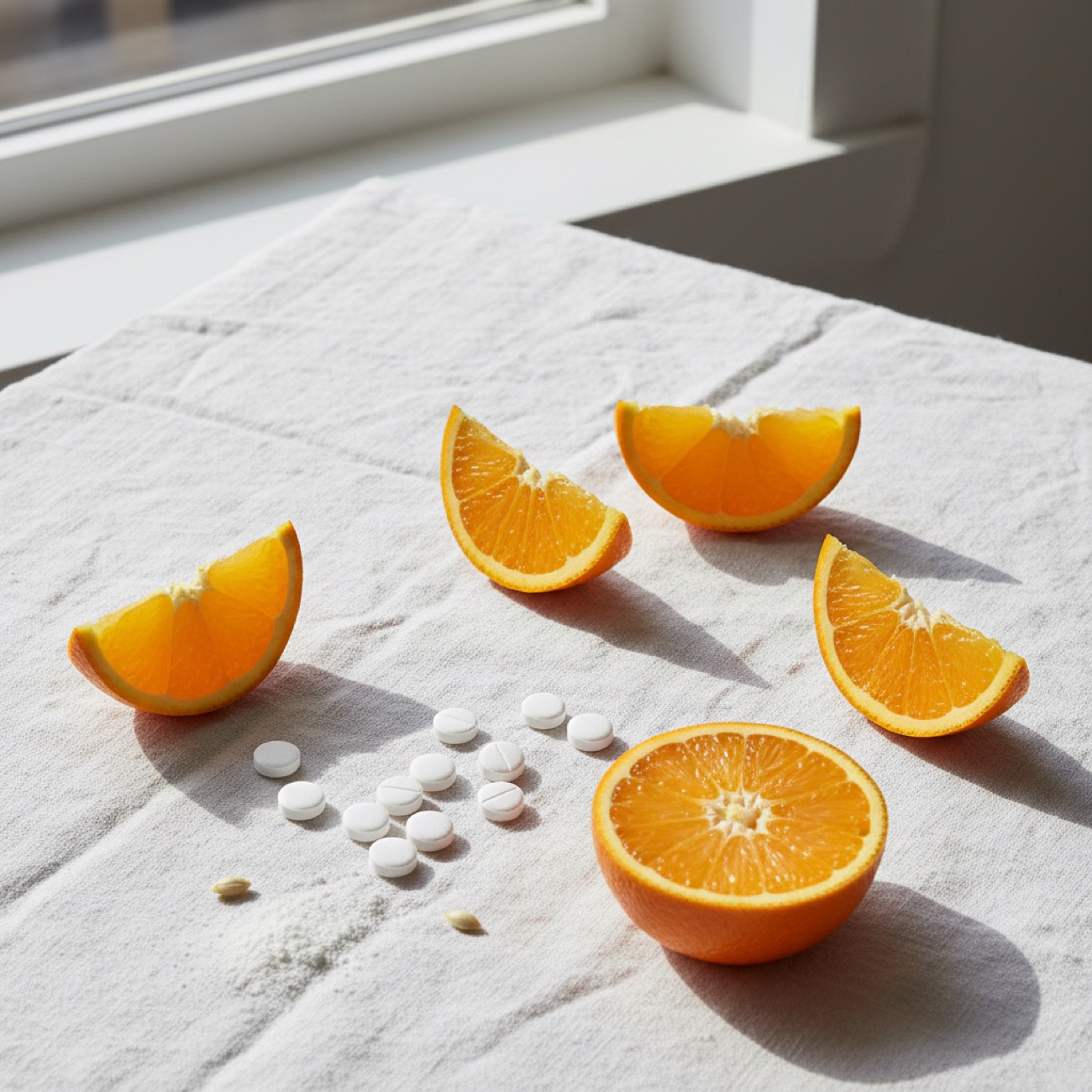 Daily vitamin C intake and the safe upper limit